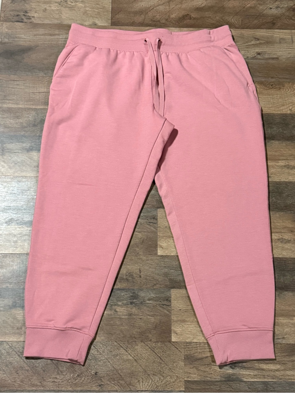 Women’s  Pink Jogger Sweatpants - Soft Drawstring Bottoms